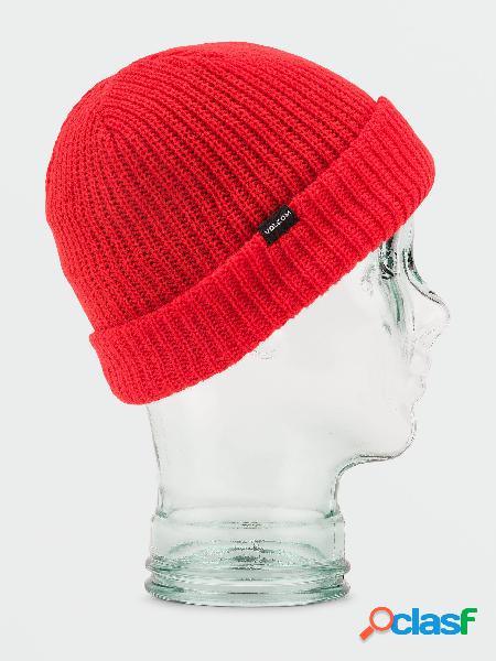 Volcom Gorro de punto Sweep Lined - Orange Shock (niños)