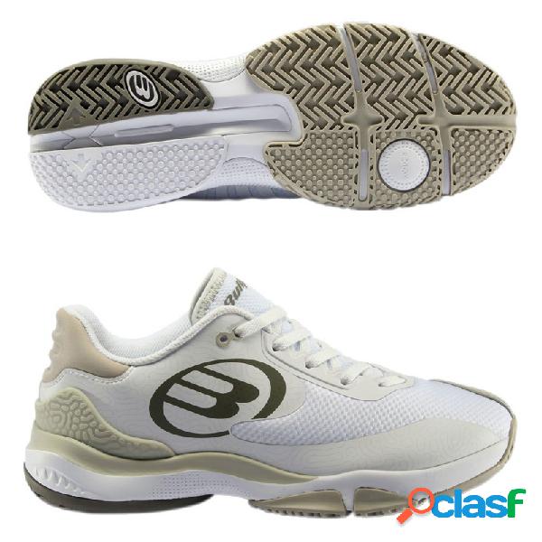 Zapatillas bullpadel flow hybrid fly 22 blanco kaki 37,5