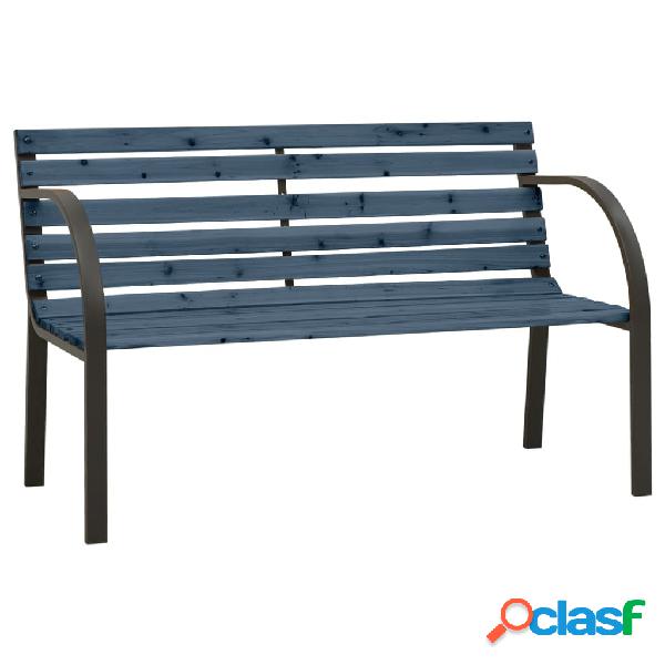 vidaXL Banco de jardín de niños madera de abeto chino gris