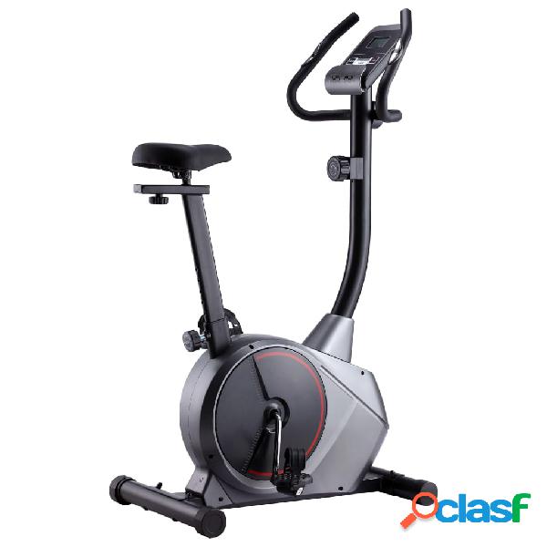 vidaXL Bicicleta estática magnética con pulsómetro