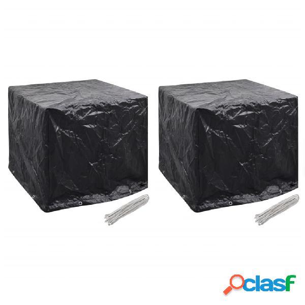 vidaXL Fundas para depósito de agua 2 uds 8 ojales