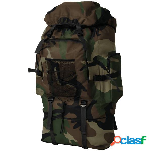 vidaXL Mochila militar XXL 100 L camuflaje