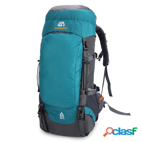 65L Mochila de senderismo Impermeable Mochila de viaje