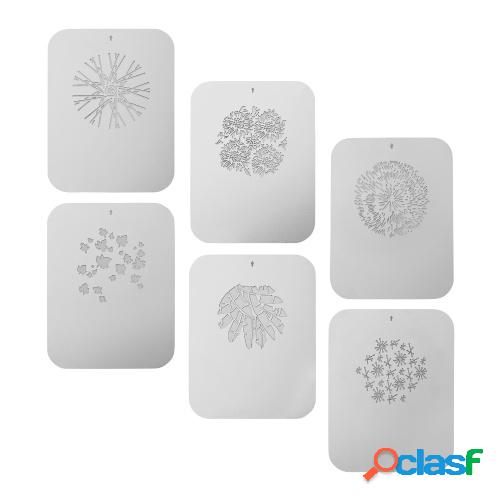 6pcs / set Gobos Tarjetas gráficas Placas de metal con