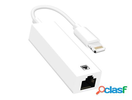 Adaptador Ethernet Rj45 A Lightning para Iphone y Ipad