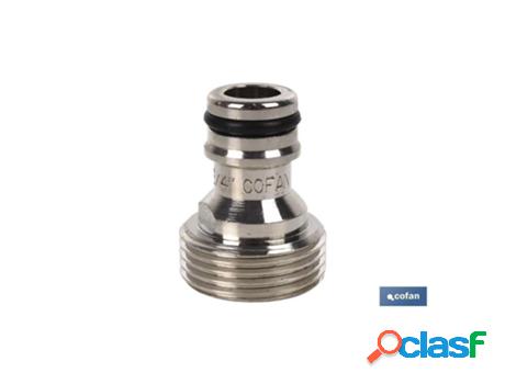 Adaptador latón rosca macho 3/4