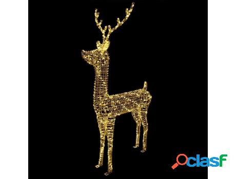 Adorno luces navidad ciervo 3d 550 leds. uso en exteriores e