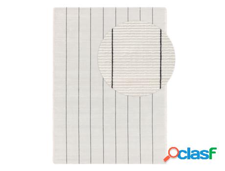 Alfombra BENUTA Gaia (Poliéster - Blanco - 80 x 150 cm)