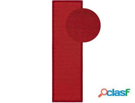 Alfombra BENUTA Sana (Sisal - Rojo - 70 x 240 cm)