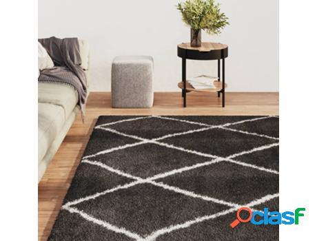 Alfombra VIDAXL (120 x 170 cm - Polipropileno - Gris)