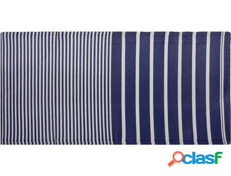 Alfombra de Exterior Haldia (Azul - Polipropileno