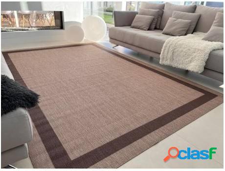 Alfombra de Vinilo-Greca Beige 170x240 cm