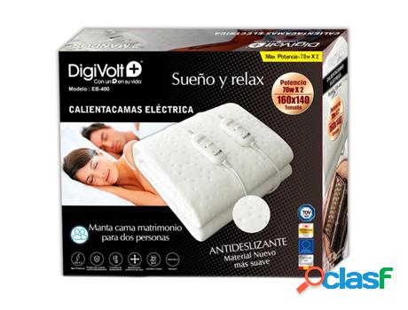 Almohadilla eléctrica, 70W X2 DIGIVOLT Eb-400 Beige