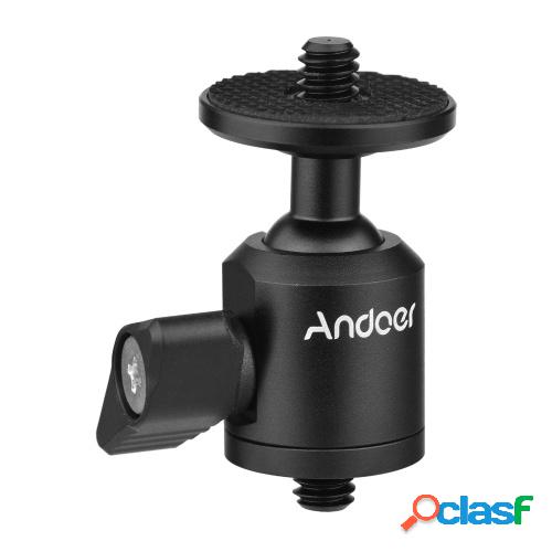 Andoer Mini Adaptador de cabeza de bola Trípode de cámara
