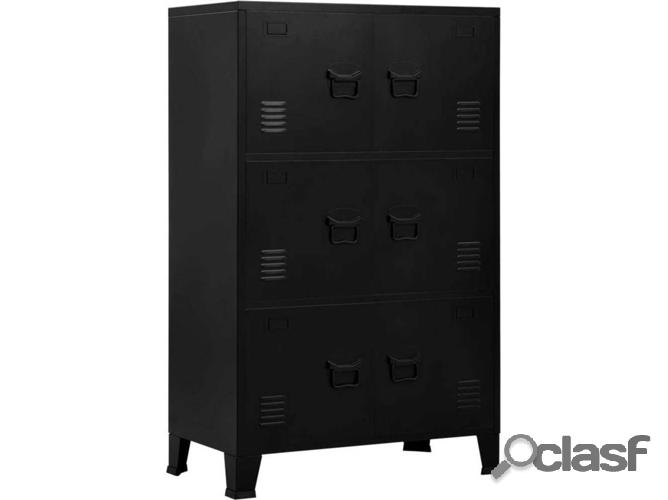 Archivador VIDAXL 6 puertas industrial 75x40x120 cm acero