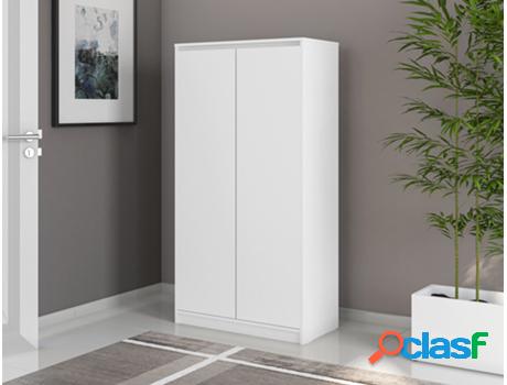 Armario Alto Nevada 2 Puertas VENPRODIN 147x77x39cm Blanco