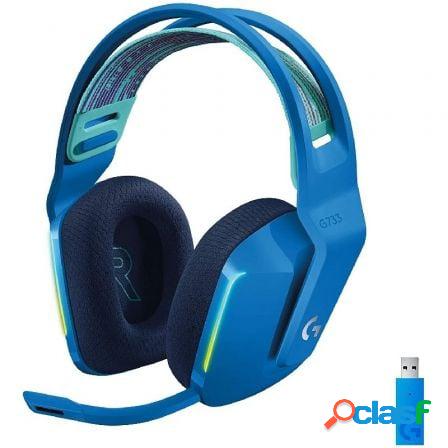 Auriculares gaming inalambricos con microfono logitech g733/