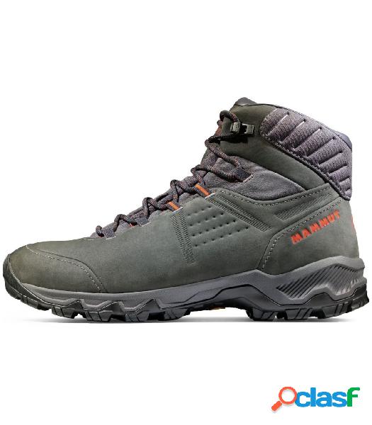 BOTAS MAMMUT MERCURY IV MID LTH HOMBRE BLACK-HOT RED 41 1/3