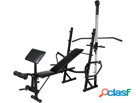 Banco de Musculación VIDAXL 275365 (Con Mancuernas -