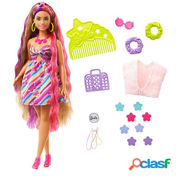 Barbie Totally Hair Pelo extralargo Flor