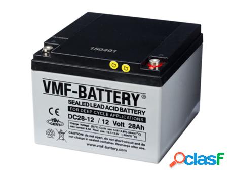 Batería de Coche VMF 12 V, 28 Ah (16.6 x 17.5 x 12.5 cm -