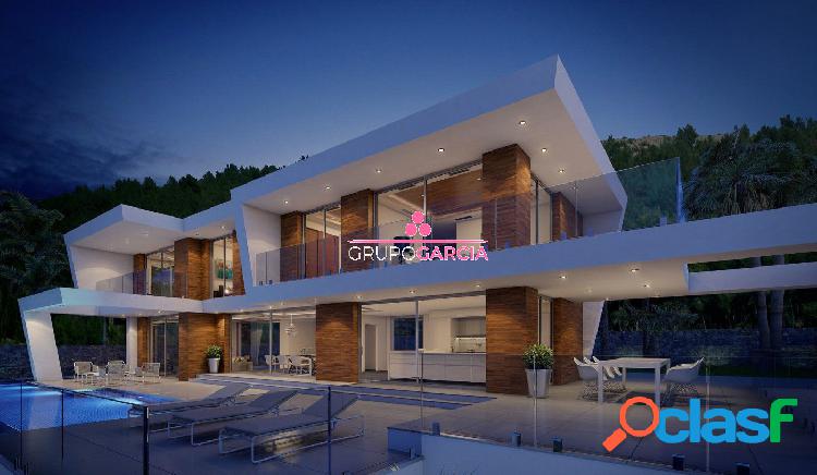 Bestial proyecto de villa de lujo en venta en Javea