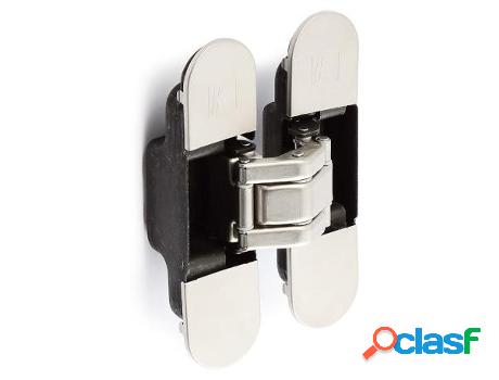 Bisagra invisible k-8000 para puertas de paso apertura 180