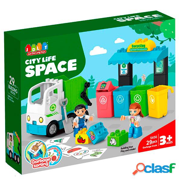 Bloques Cami?n de Reciclaje 29p