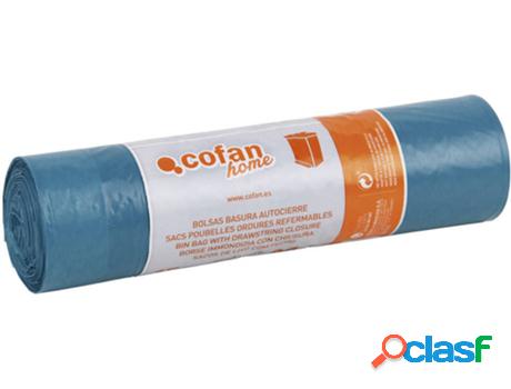 Bolsas Plástico Autocierre 55X55 G.65 Color Azul 15 Uds