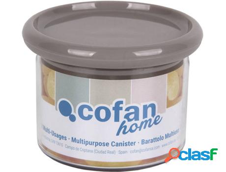 Bote Multiusos Modelo Albahaca Color Piedra 1L 11X15Cm Caja
