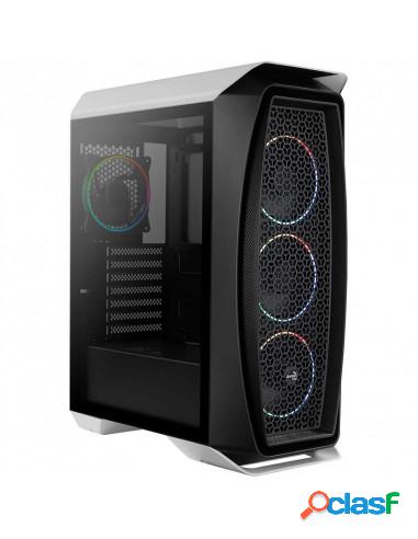 CAJA MEDIATORRE ATX AEROCOOL AERO ONE ECLIPSE ARGB WHITE USB