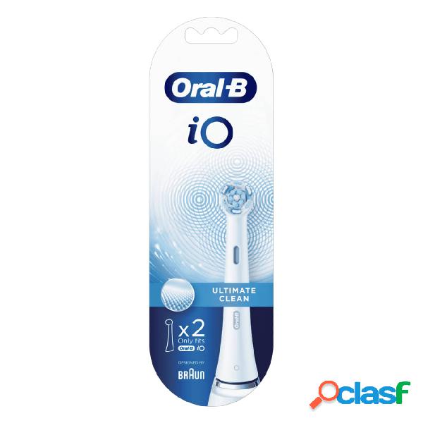 Cabezales de recambio Oral-B iO Ultimate Clean Blanco x2