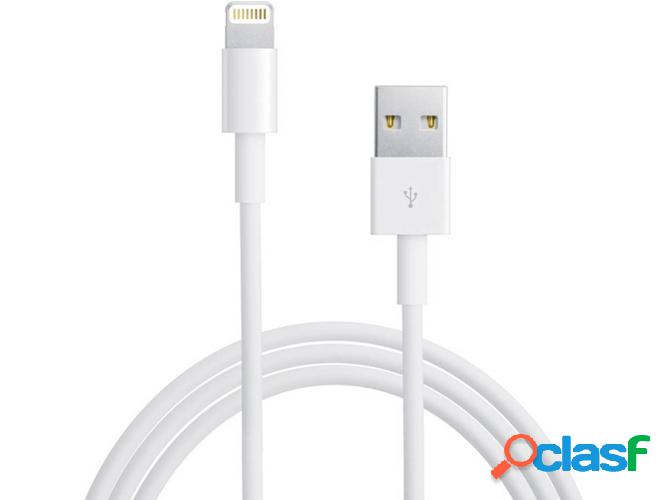 Cable APPLE MD818ZM/A (USB - Lightning - 1 m - Negro)