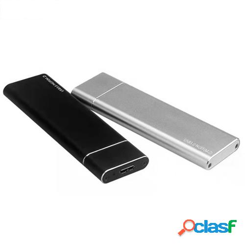 Caja de disco duro móvil M.2 NGFF USB3.0 a NGFF Carcasa SSD