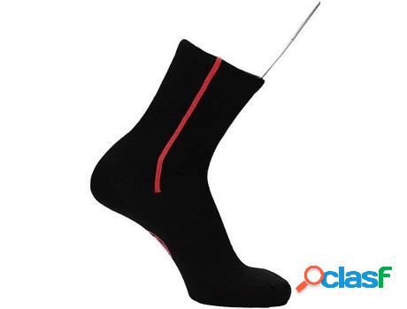 Calcetines para MB WEAR Calcetín Eracle Negro- Rojo (Xl)