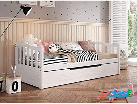 Cama Basculante VENPRODIN Pino Blanco (75 x 96 x 200 cm)