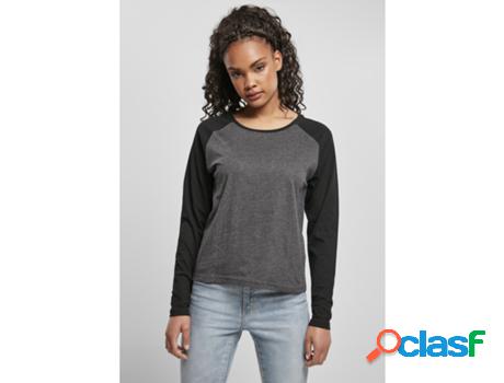 Camiseta URBAN CLASSICS Mujer (Multicolor - M)