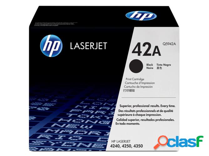 Cartucho de tóner Original LaserJet HP 42A negro para