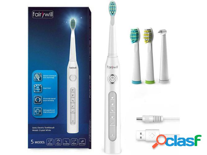 Cepillo de Dientes Eléctrico FAIRYWILL FW-ET507White-1