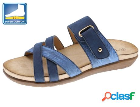 Chanclas BEPPI PU Mujer (36 - Azul)