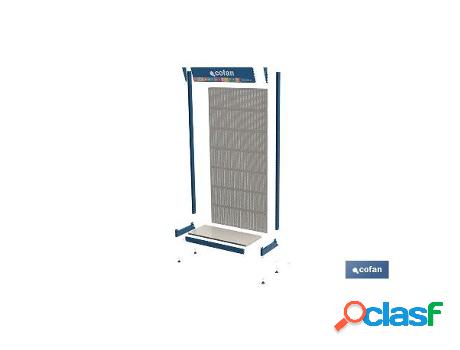 Columna lateral 60x30 2250mm expositor perforado