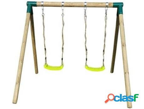 Columpio MASGAMES Kadi (2.57x1.66x1.92m - Marrón - Edad
