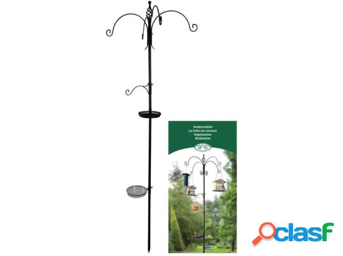 Comedero para Pájaros ESSCHERT DESIGN Estación (Negro)