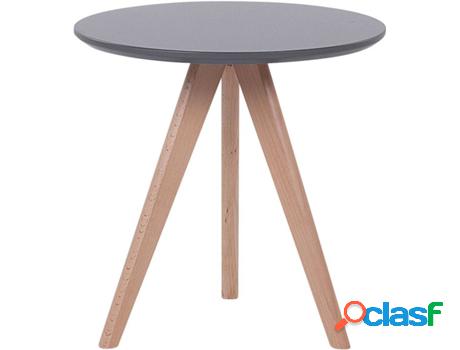Conjunto 3 Mesa de Apoyo Vegas (Gris - MDF -48x48x46 cm)