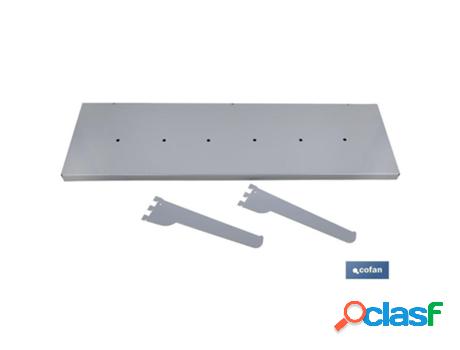 Conjunto bandeja 1000x300mm con 6 orificios de 9 mm