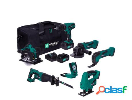 Conjunto de Herramientas VONROC Ferramentas elétricas (20V)