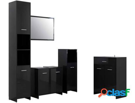Conjunto de Muebles VIDAXL (Aglomerado - 30x30x183,5 cm -