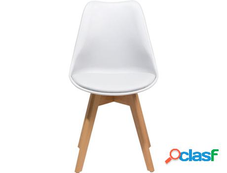 Conjunto de Sillas Dakota I (Blanco - Material Sintético