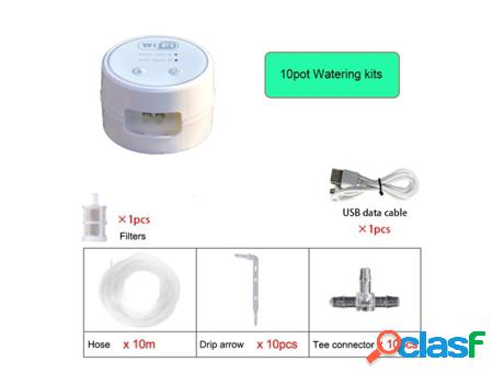Controlador de Riego Por Goteo Automático Wi-Fi Blanco