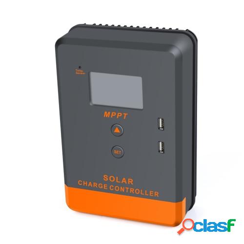 Controlador solar LCD Regulador de pantalla LCD de 12